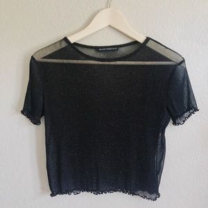 Brandy Melville porter glitter top